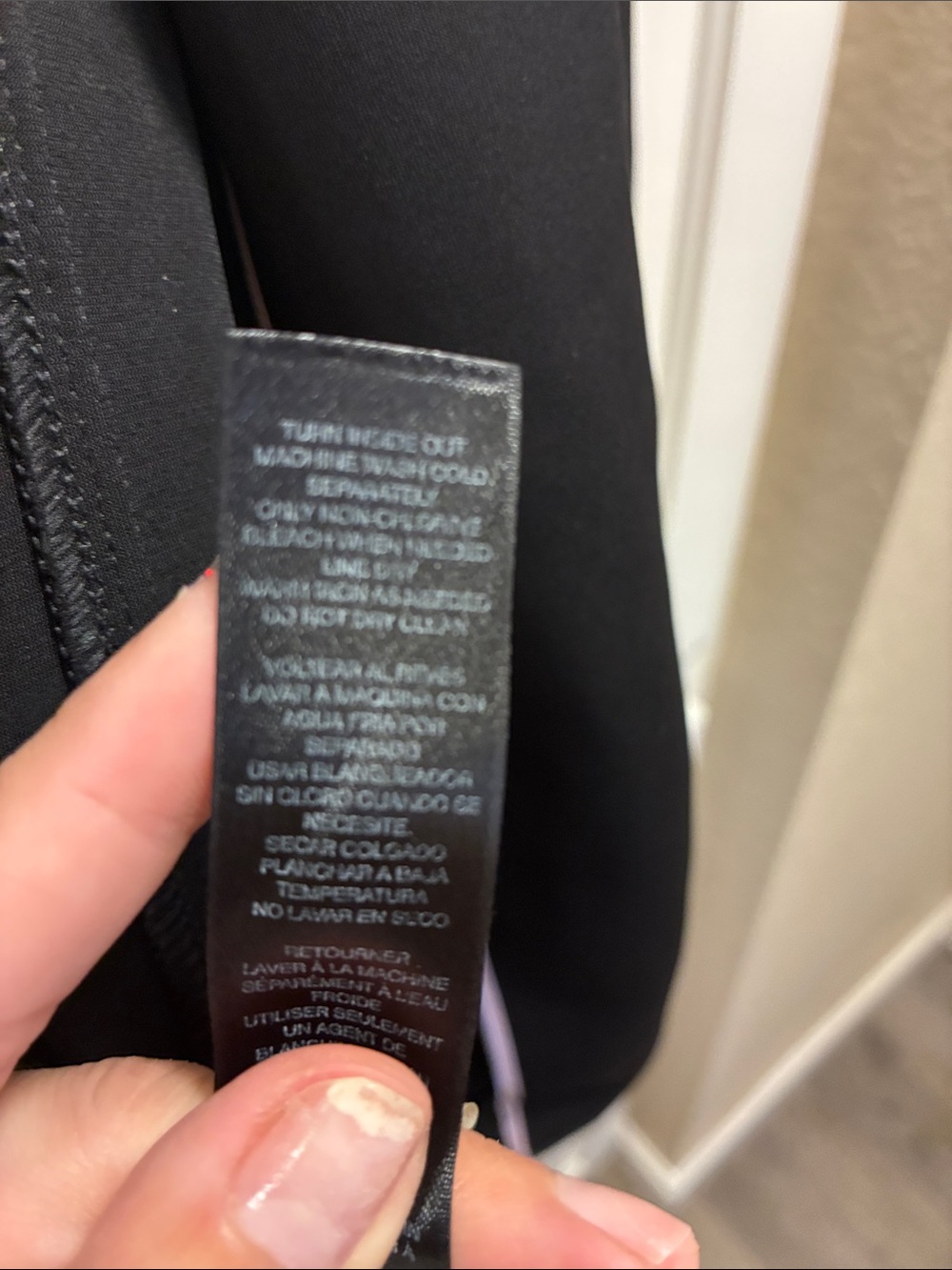 White House Black Market Black one button blazer - Picture 8 of 8